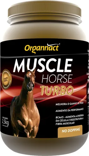 Muscle Horse Turbo Organnact 2,5 Kg - Equino Cavalo