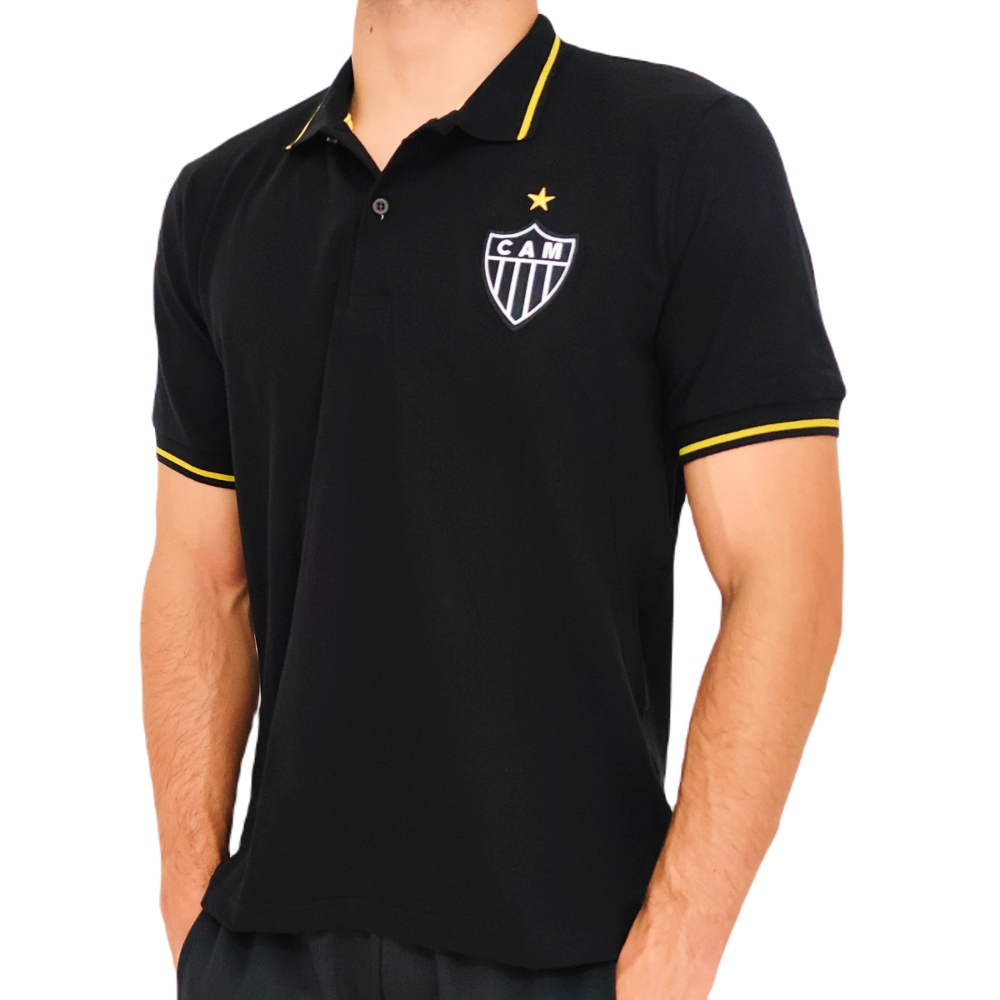 Camisa Atlético Mineiro Polo Ouro - Masculino