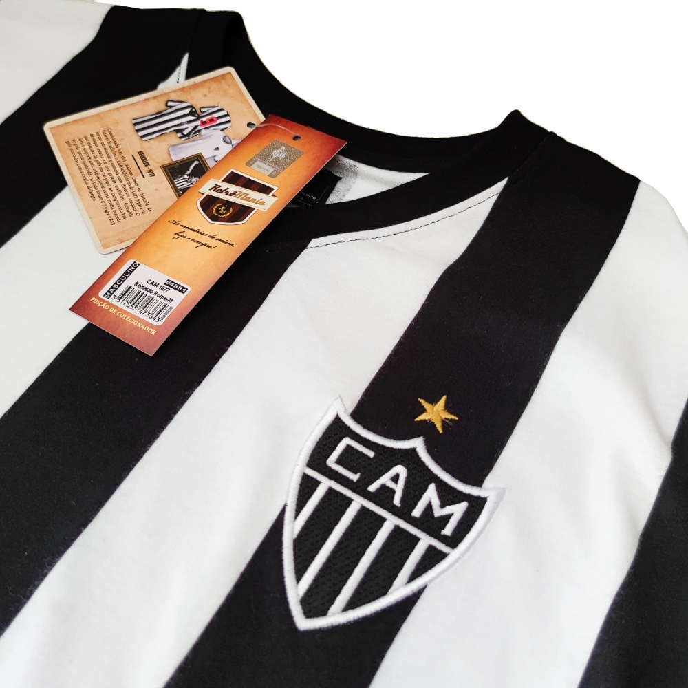 Camisa Atlético Mineiro Retro Reinaldo 1977  - Masculino