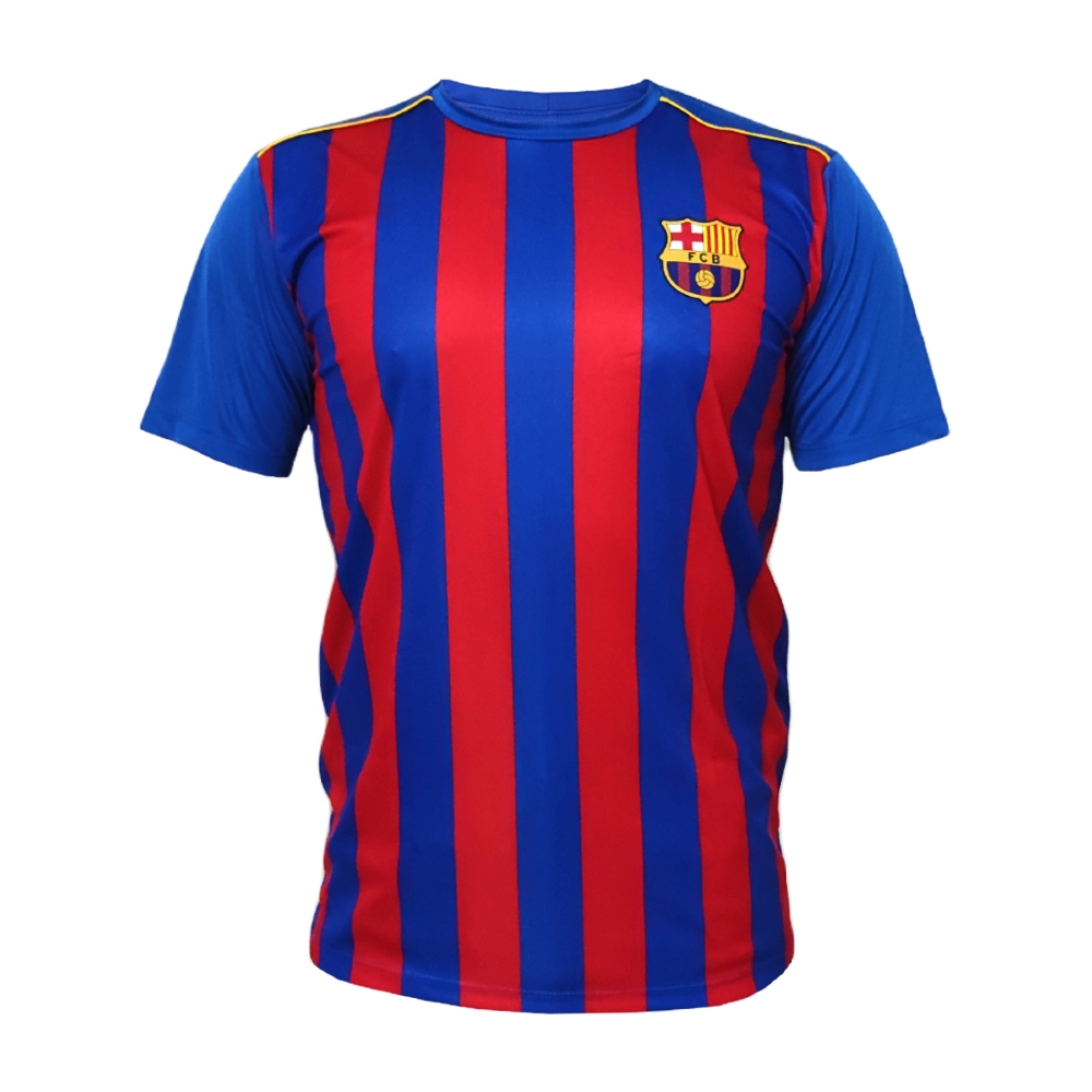 Camisa Barcelona Símbolo Listrada - Masculino