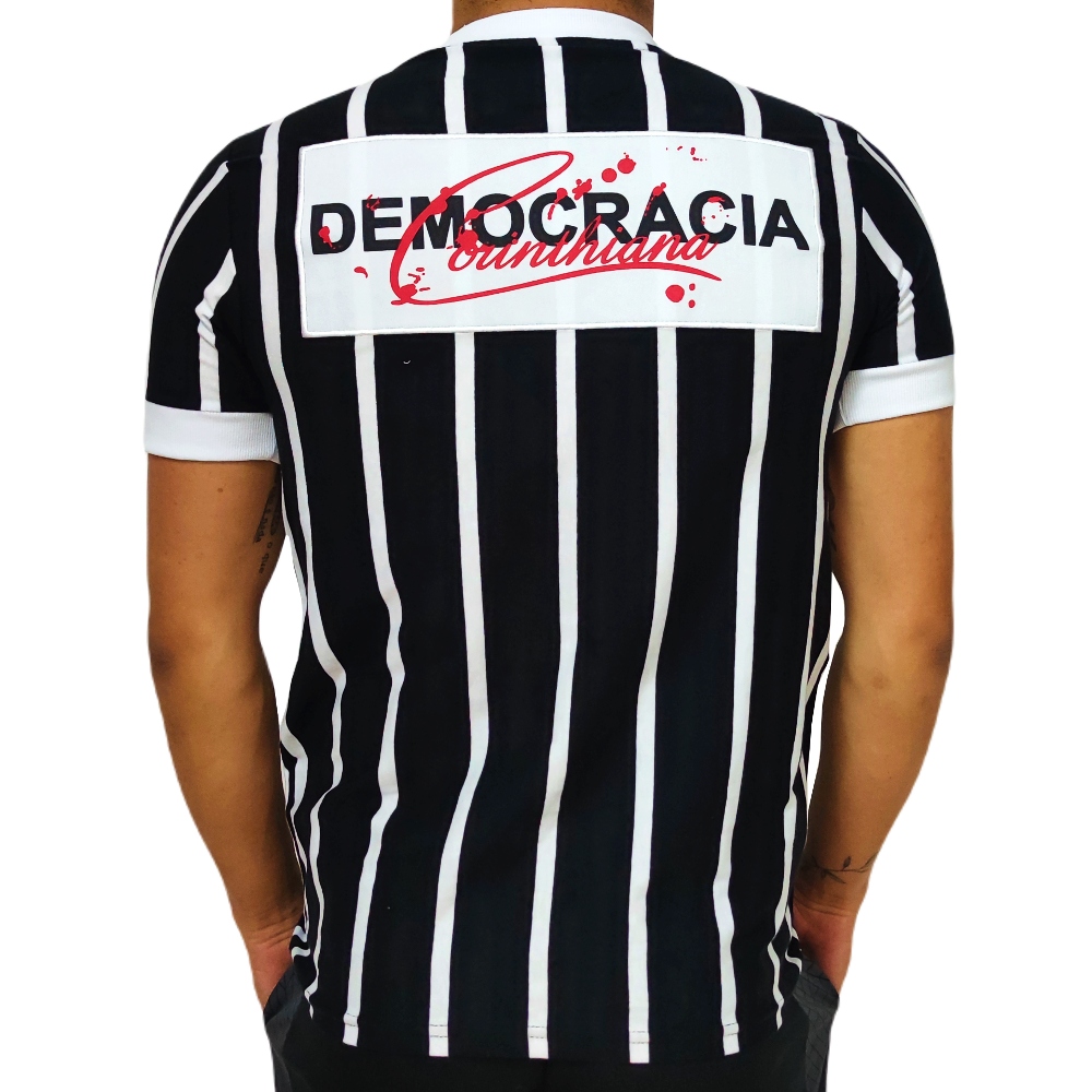 Camisa Corinthians Retro 1982 Democracia - Masculino