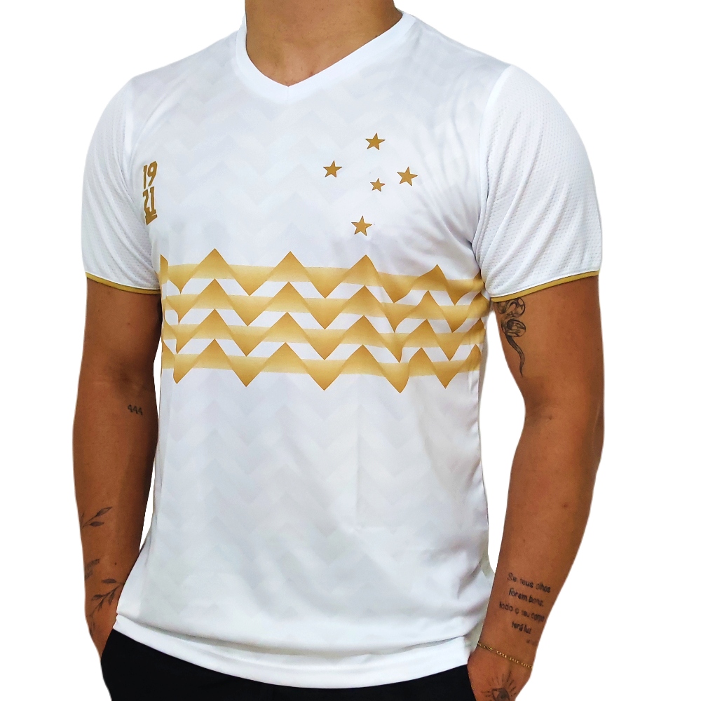 Camisa Cruzeiro Riviera Ouro - Masculino
