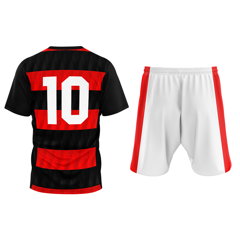 Conjunto Flamengo Símbolo Mini Craque - Camisa + Shorts - Infantil
