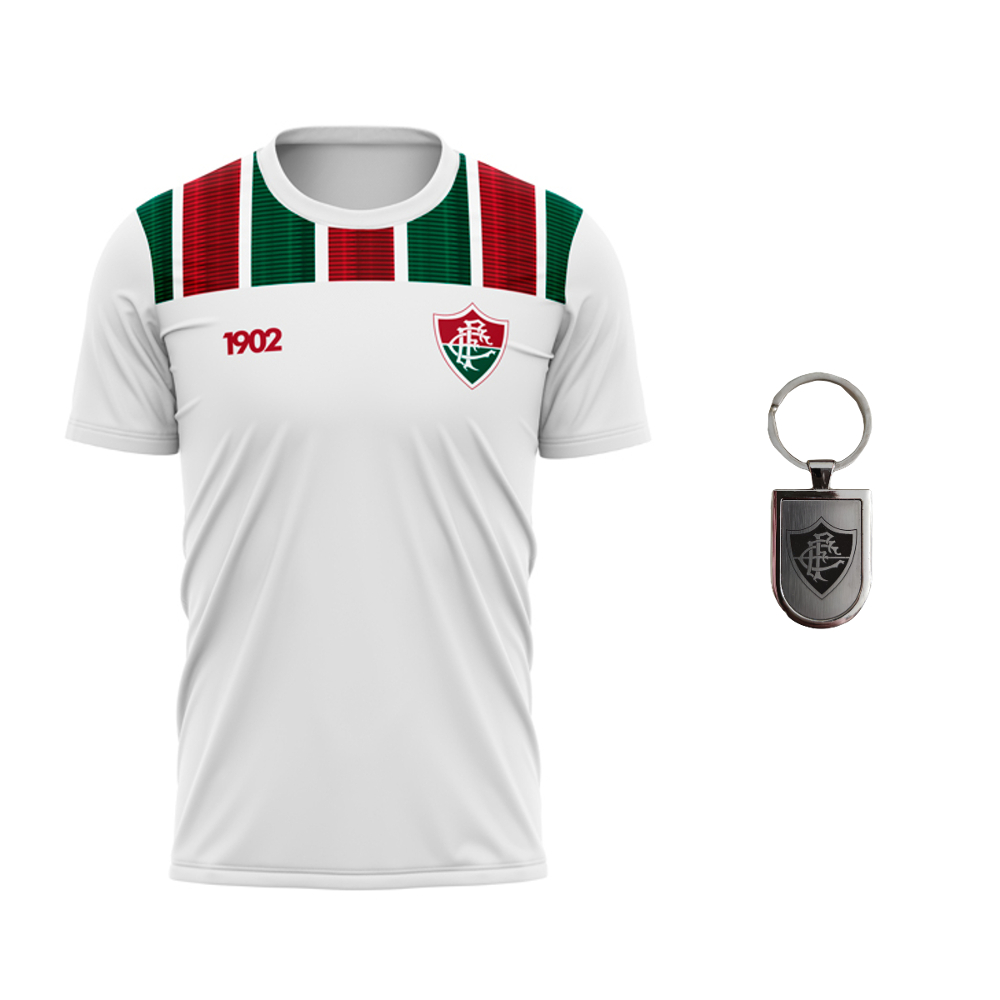 Kit Fluminense Camisa e Chaveiro - Camisa Immersive + Chaveiro Brasão