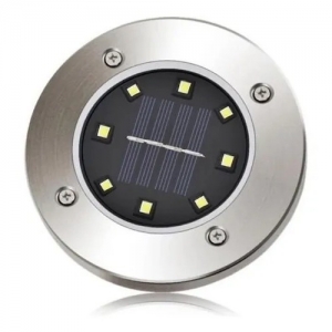 Luminária Solar de Chão - 8 LEDS