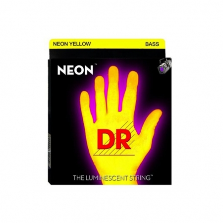 Encordoamento Contrabaixo DR Strings Neon 4 Cordas 045/105 Amarelo