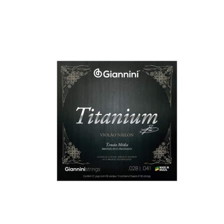 Encordoamento para Violão Giannini Titanium Nylon GENWTM