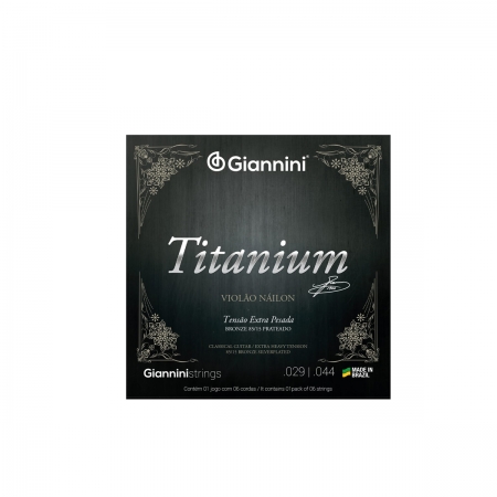 Encordoamento para Violão Giannini Titanium Nylon GENWXTA