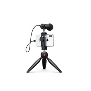 Kit de Vídeo Microfone Digital e Acessórios Shure MV88