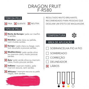 Dragon Fruit - Pigmento Amiea 10ml - Foto 2