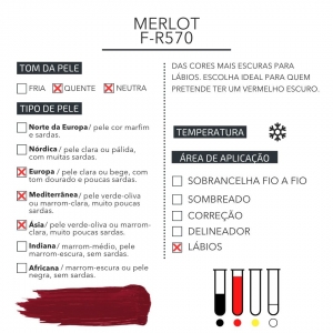 Merlot - Pigmento Amiea 10ml - Foto 3