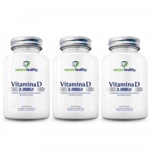 Vitamina D 2.000UI - 3 Potes