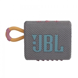 Caixa de Som Portátil JBL Go 3, Bluetooth, Cinza - JBLGO3GRY - Foto 1