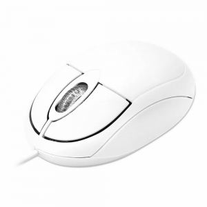 Mouse com Fio Multilaser Classic, USB, 1200 DPI, 1,2m, Branco - MO302 - Foto 1
