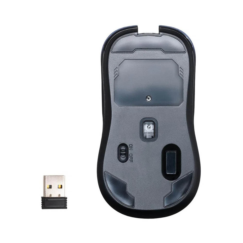 Mouse Gamer sem Fio Wireless Warrior Akin, 3600 DPI, Preto - MO280 - Foto 5