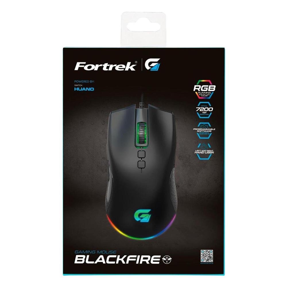 Mouse Gamer Fortrek Blackfire, 7200 DPI, RGB, Preto - Foto 2