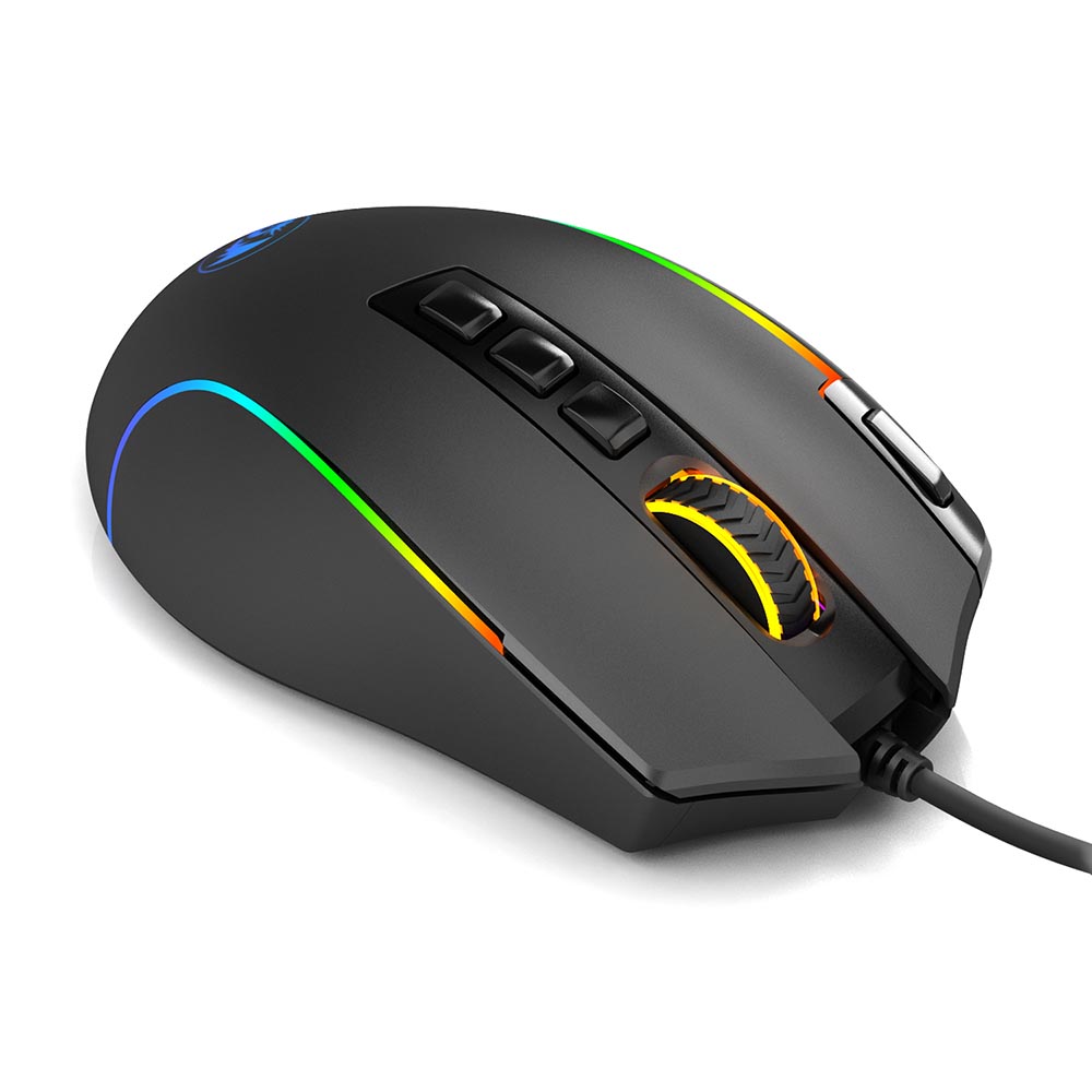Mouse Gamer Redragon Predator, 8000 DPI, RGB, Preto - M612-RGB - Foto 3