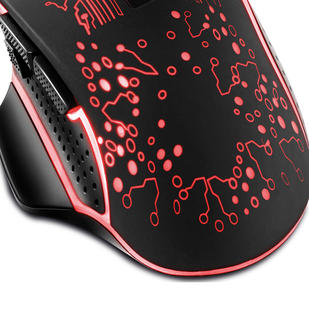 Mouse Gamer Xzone, 3200 DPI, LED, Preto - GMF-03 - Foto 6