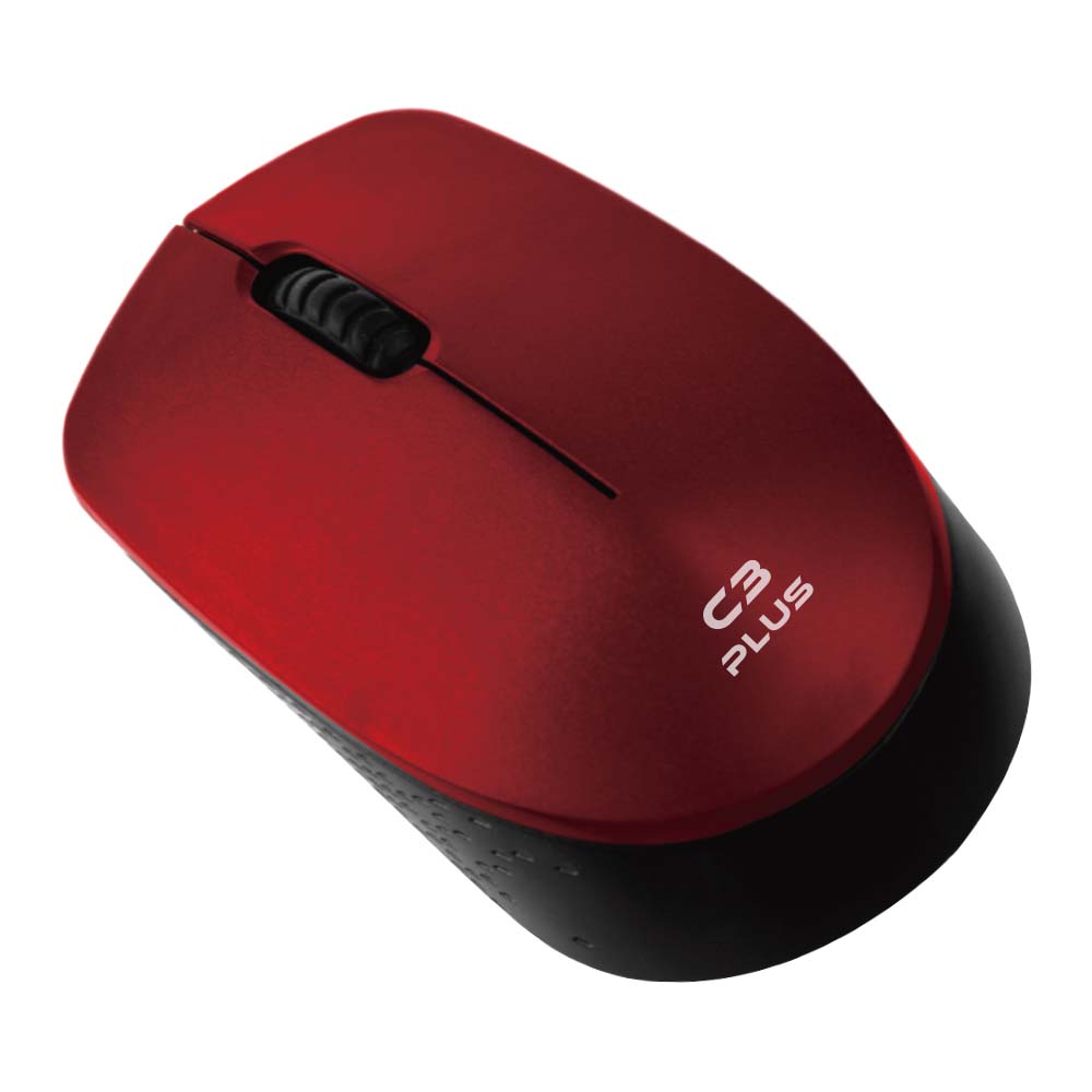 Mouse sem Fio C3Plus, Vermelho - M-W17RD - Foto 0