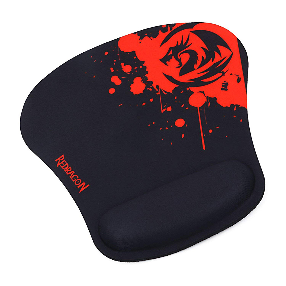 Mousepad Redragon Libra, 259x258mm, com Apoio de Pulso, Preto e Vermelho - P020 - Foto 1
