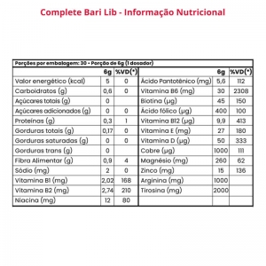 Complete Bari Lib - 180g