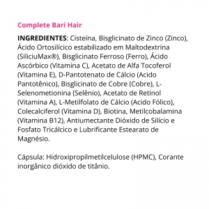 KIT com 2 Complete Bari Multi + 1 Complete Bari Hair + 1 Complete Bari LIB