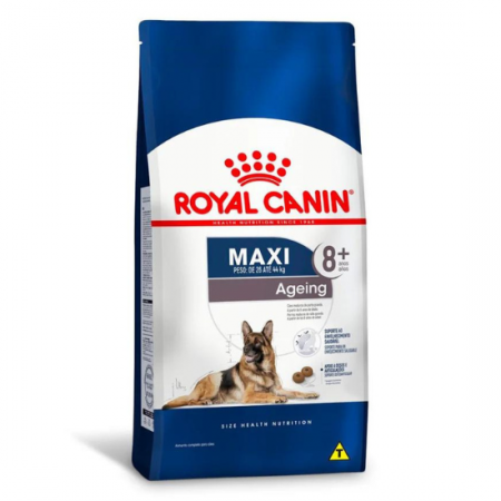 Ração Royal Canin Maxi Ageing 8 + para Cães Sênior Raças Grandes Acima de 8 Anos de Idade 15 Kg