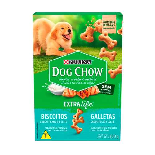 Biscoito Dog Chow Extra Life para Cães