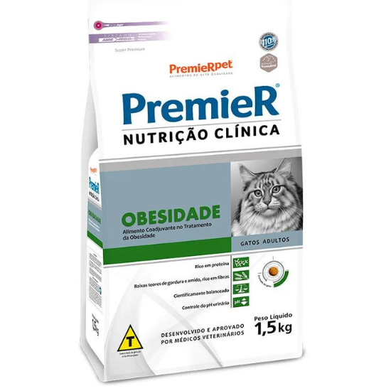 PREMIER NUTRICAO CLINICA GATOS OBESIDADE 1,5K