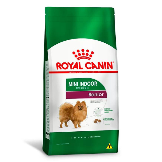 Ração Royal Canin Mini Indoor Sênior para Cães Idosos Raças Pequenas