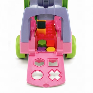 Andador 4 em 1 Rosa com Capacete - 1006C - Magic Toys