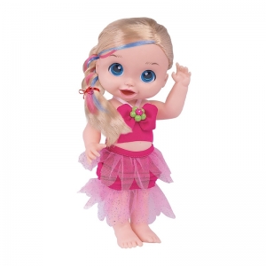 Boneca Baby's Collection Bela Sereia Rosa - 404 - Super Toys