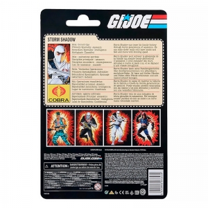 Boneco Articulado Gi Joe Retro Cobra Enemy Storm Shadow F4769 - Hasbro