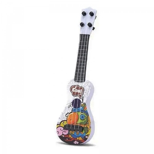 Guitarra Escutar Música Violão Infantil Branco - CO0657357 - Toys & Toys