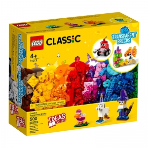 LEGO Classic Blocos Transparentes Criativos 500 pçs - 11013