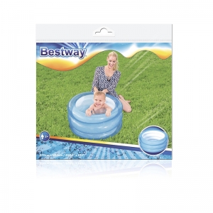Piscina Inflável 43 Litros Kiddie Pool 3 Níveis Azul - BST-073 - 51033 - Bestway