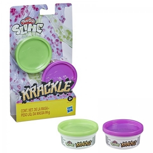 Play-Doh Slime Krackle Verde e Roxa - E8788 E8812 - Hasbro