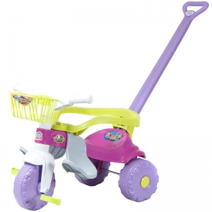 Triciclo Tico-tico Festa Rosa com Aro 2561L - Magic Toys