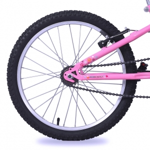 Bicicleta Infantil Aro 20 Free Action Kiss C/ Cesta - Rosa