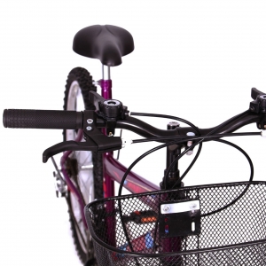 Bicicleta Aro 26 Free Action Donna C/ Cesta - Violeta