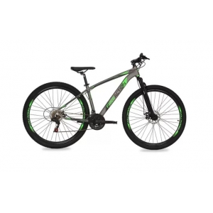 Bicicleta Aro 29 Flexus 3.1 21V Alumínio Quadro 17  Free Action - Verde Neon