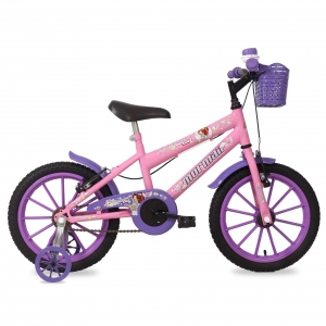 Bicicleta Infantil Mormaii Aro 16 PP Sweet Girl C23 C/ Cesta - Rosa