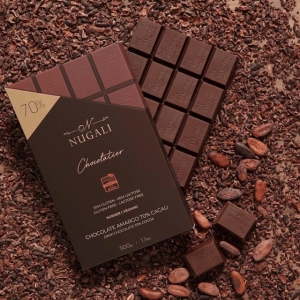 Chocolate Amargo 70% Cacau SEM LACTOSE/VEGANO/KOSHER - 500g