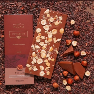 Chocolate ao Leite com Avelãs - KOSHER 100g - NUGALI