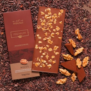 Chocolate ao Leite com Nozes  - KOSHER  100g - NUGALI