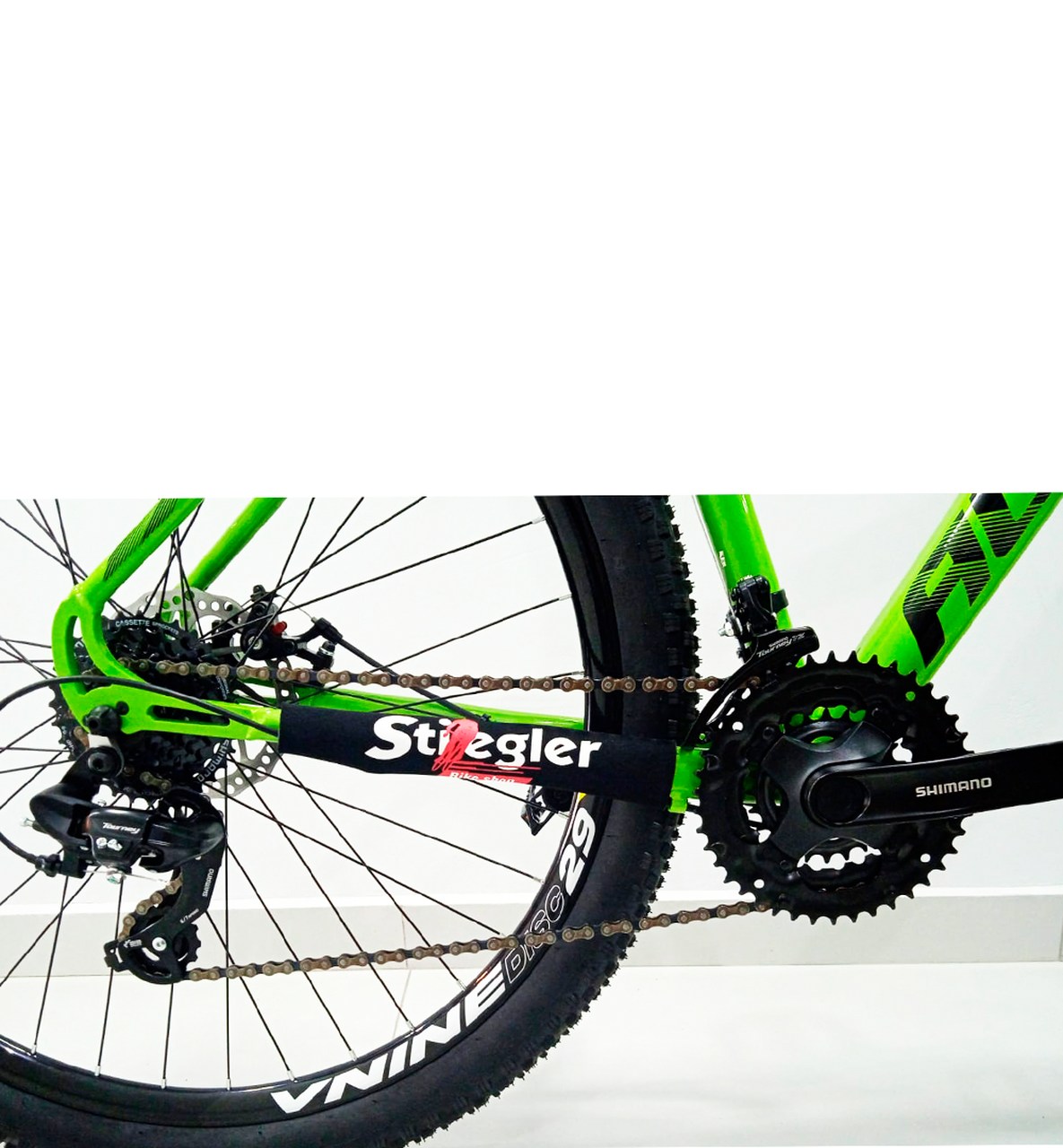 Bicicleta Alfameq AFX Alumínio Verde e Preta Aro 29