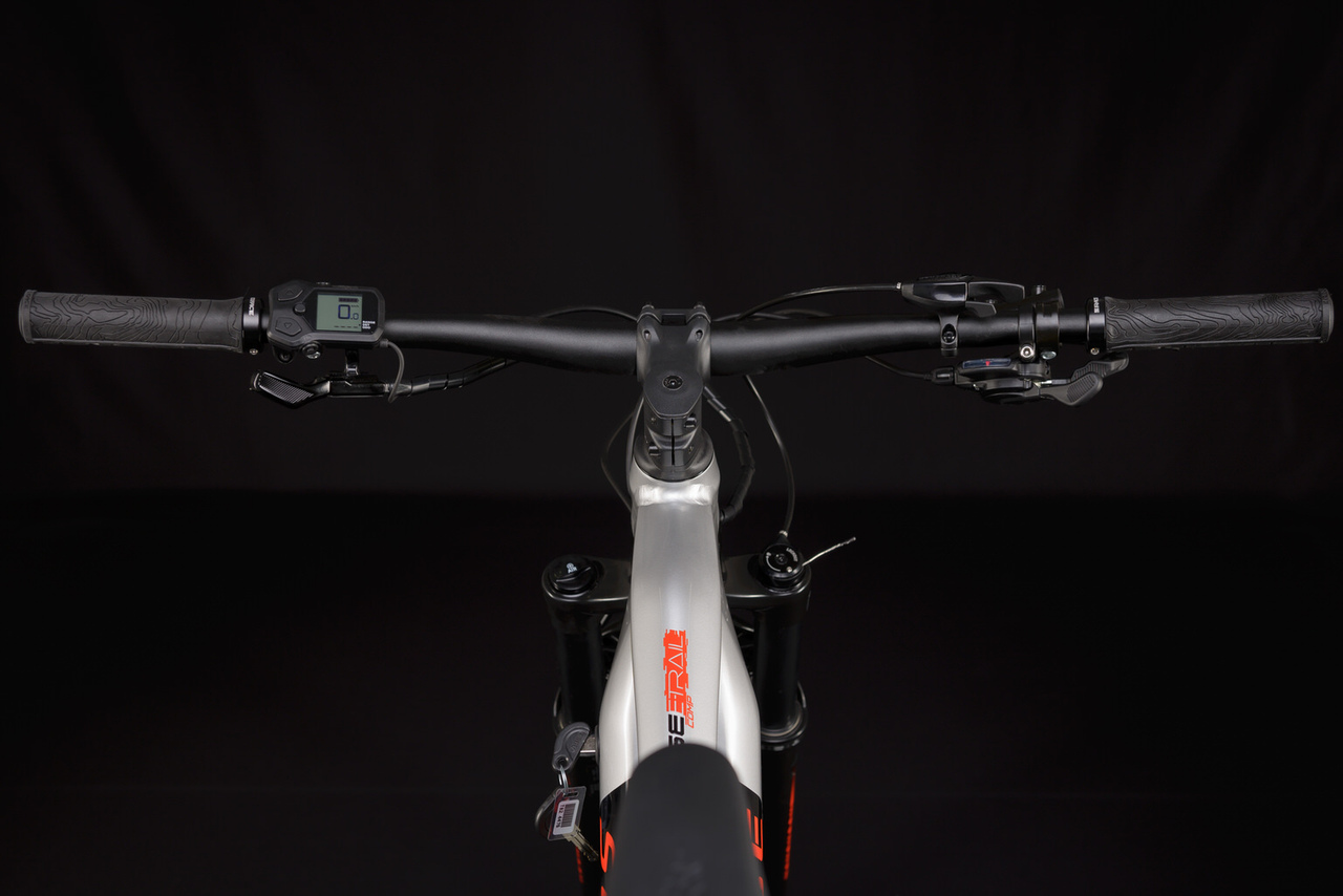 Bicicleta Elétrica Sense E-Trail Comp 2023 Alumínio Laranja Aro 29