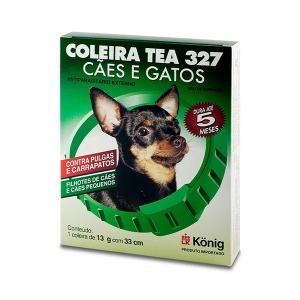 Coleira TEA 327 Contra Pulgas e Carrapatos para Cães 13g