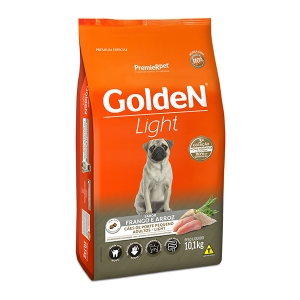 Ração Golden Fórmula Mini Bits Light para Cães Adultos 10,1kg