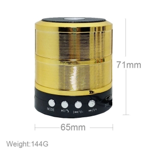 Mini Speaker Caixa de Som Bluetooth Portátil WS-887